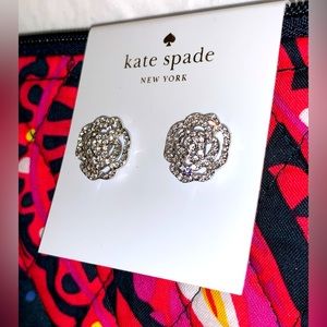 NWT, Kate ♠️ Spade, Rose Earrings. Stunning rose earring that will last lifetime